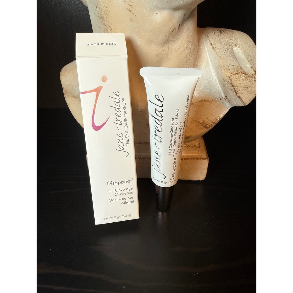 Jane‎ Iredale Disappear Full Coverage Concealer Medium Dark 12g .42oz New in Box